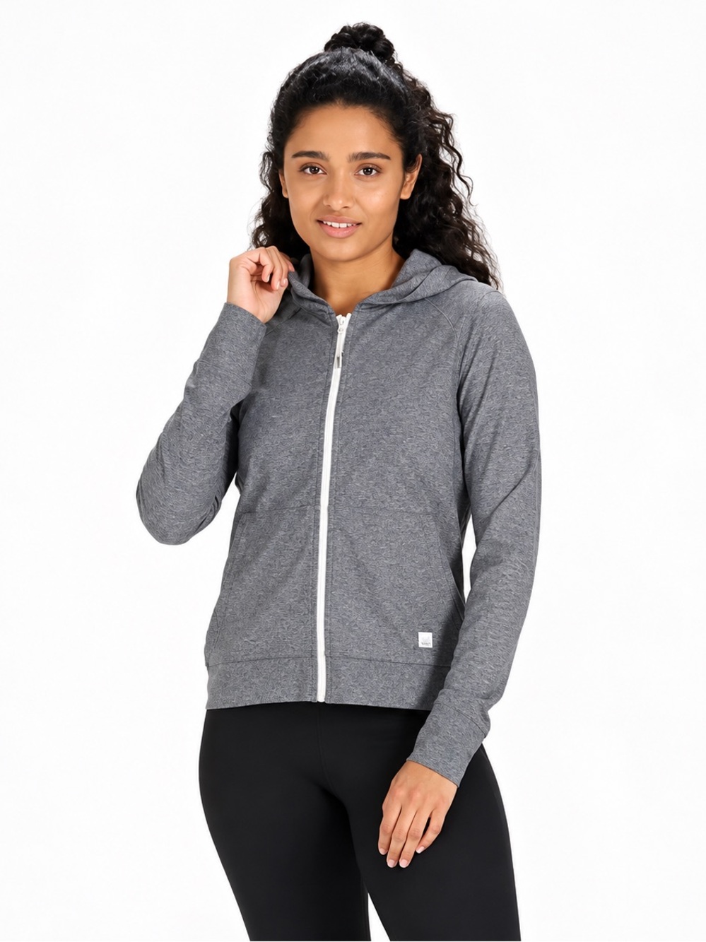 Vuori Sun’s Out Performance Jacket Hoodie Grey Sz XL